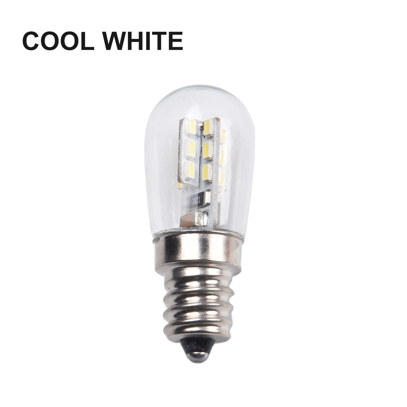 

Світлодідна лампа E12 220V E12 LED Висока Яскравість Лампа зі Скляним Плафоном Чисте Тепле Біле Освітлення Для Швейної Машини Холодильника Аксесуар холодний білий колір