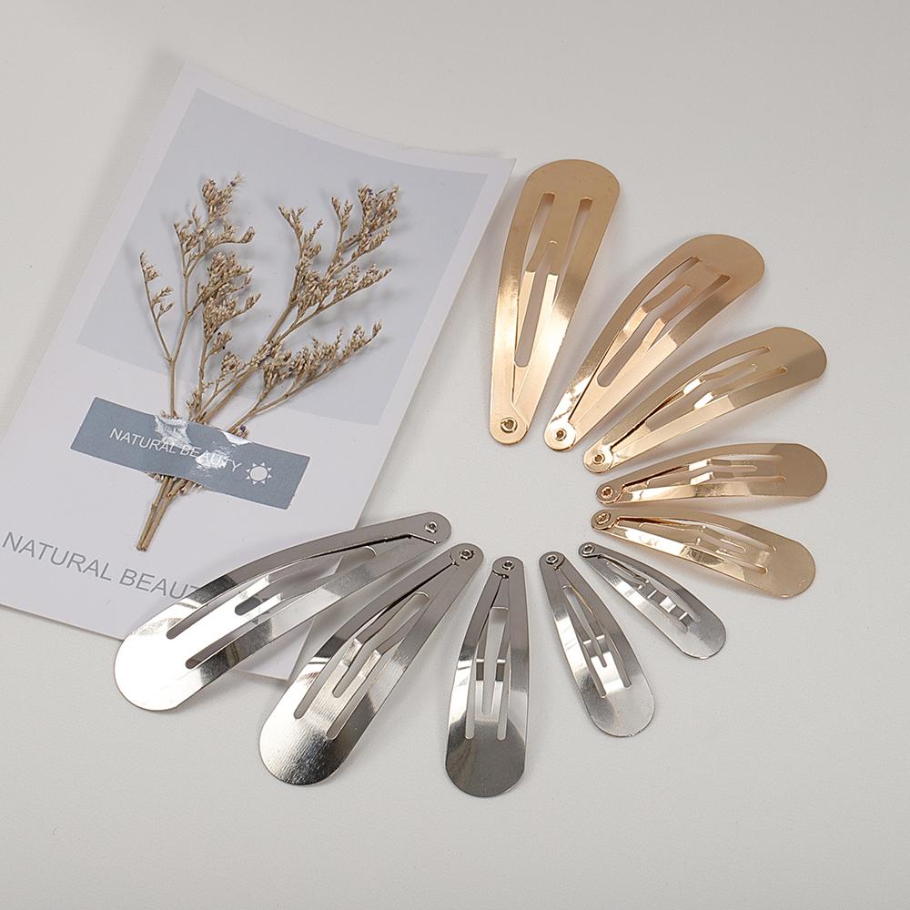 20Pcs Black Hair Clips Snap Alligator Hairpin Base for DIY Jewelry Making Women Girls Hairgrip Setting Hair Accessories Supplies