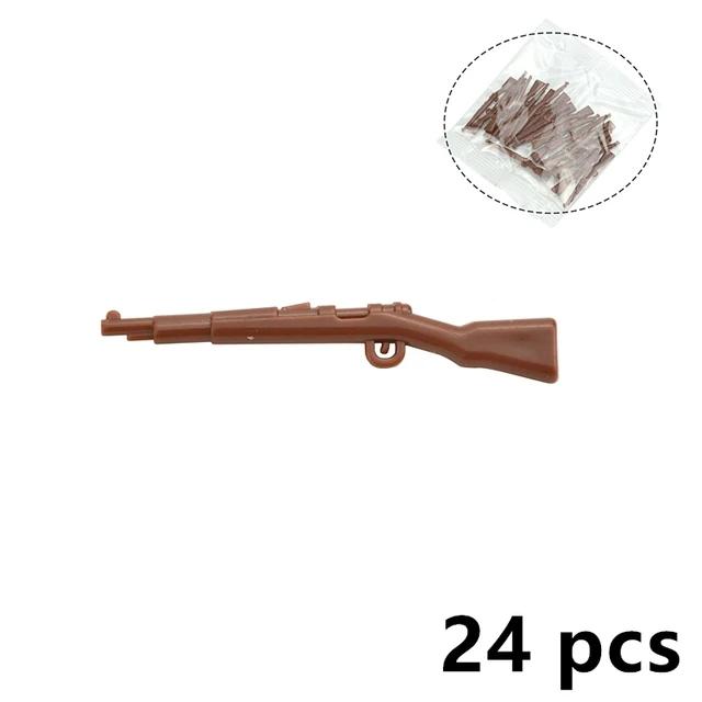 DIY Accessories Swat Weapon Soldier Guns Fence Ghillie Suits bricks WW2 Army MOC Parts Building Block Military Scene Series Toy