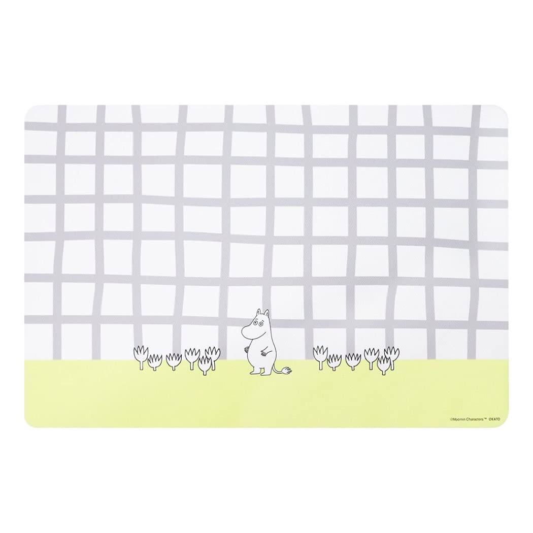 

Okato Wipeable Moomin 30cm x 45cm x Placemat/Tablecloth/Lunch Cloth, Design, 0.2cm