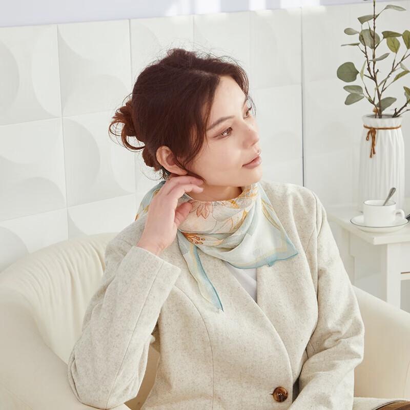 Hengyuanxiang Pearl Chiffon Silk Scarf