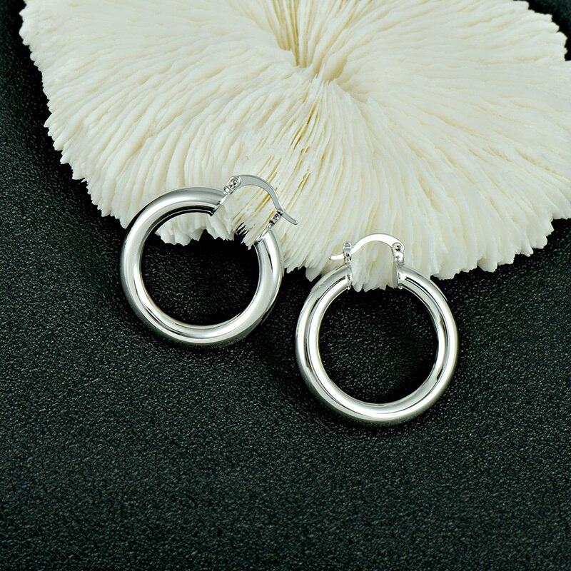 Wind Element Rings Earrings Smooth Metalized Gold Color Versatile Temperament New Arrival Female Earrings Round Ins EarringsTrendy Finger Ring