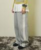 Mihebeu [Unisex] Double Line Stripe Sweatpants Melange