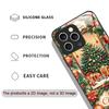 Tempered Glass Phone Case for IPhone 16 Pro Max 15 14 13 12 Mini 11 Pro XS XR 7 8 Plus Cover Merry Christmas Tree New Year Gifts