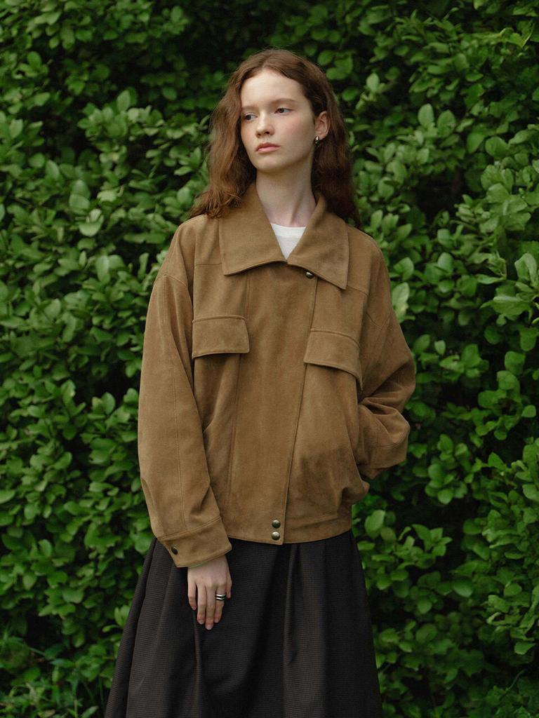 ON&ON Suede Bomber Jumper Nel6Xm801_95