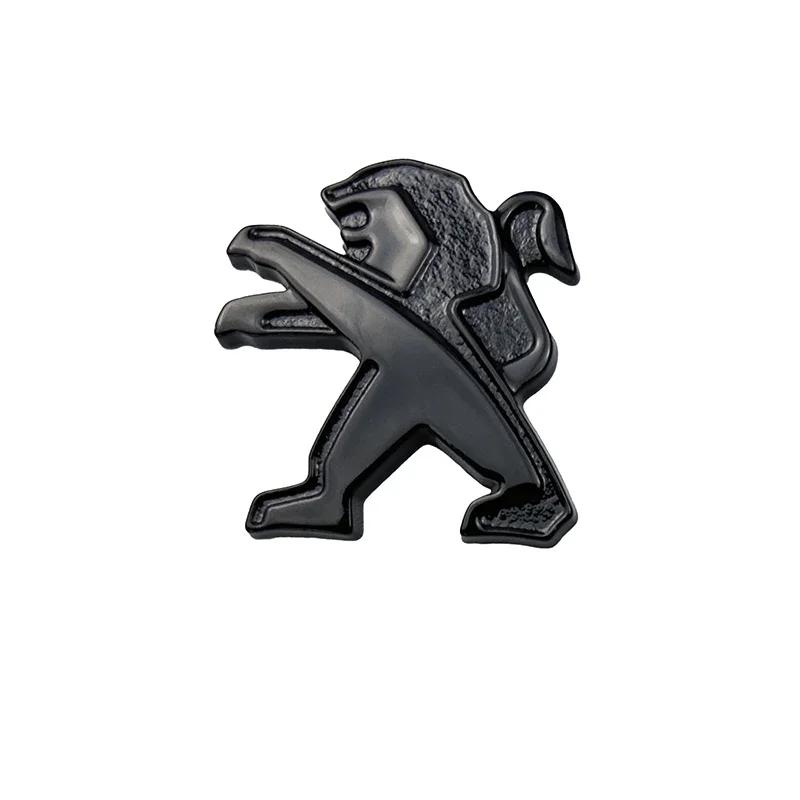 

2026 Hot Car Sticker For Peugeot 308 307 408 208 508 3008 2008 5008 2.9x3.1cm Metal Alloy Sticker Car Steering Wheel Center Badg чёрный