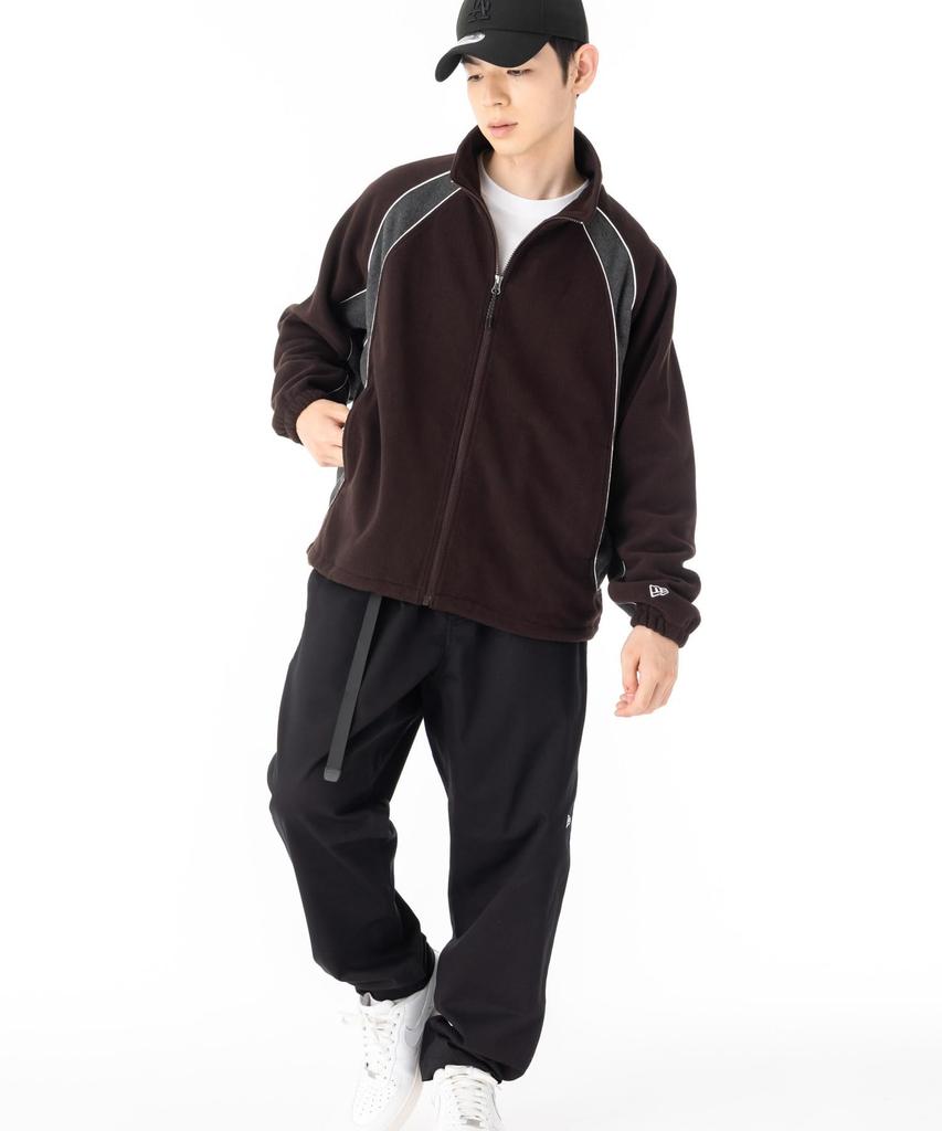 NEW ERA Fleece Jacket Oversized 15129325 NER37A7576 Burnt Wood S