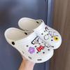 Hole shoes women's non-slip year new lazy beach bag head semi-cool slippers women's summer wear