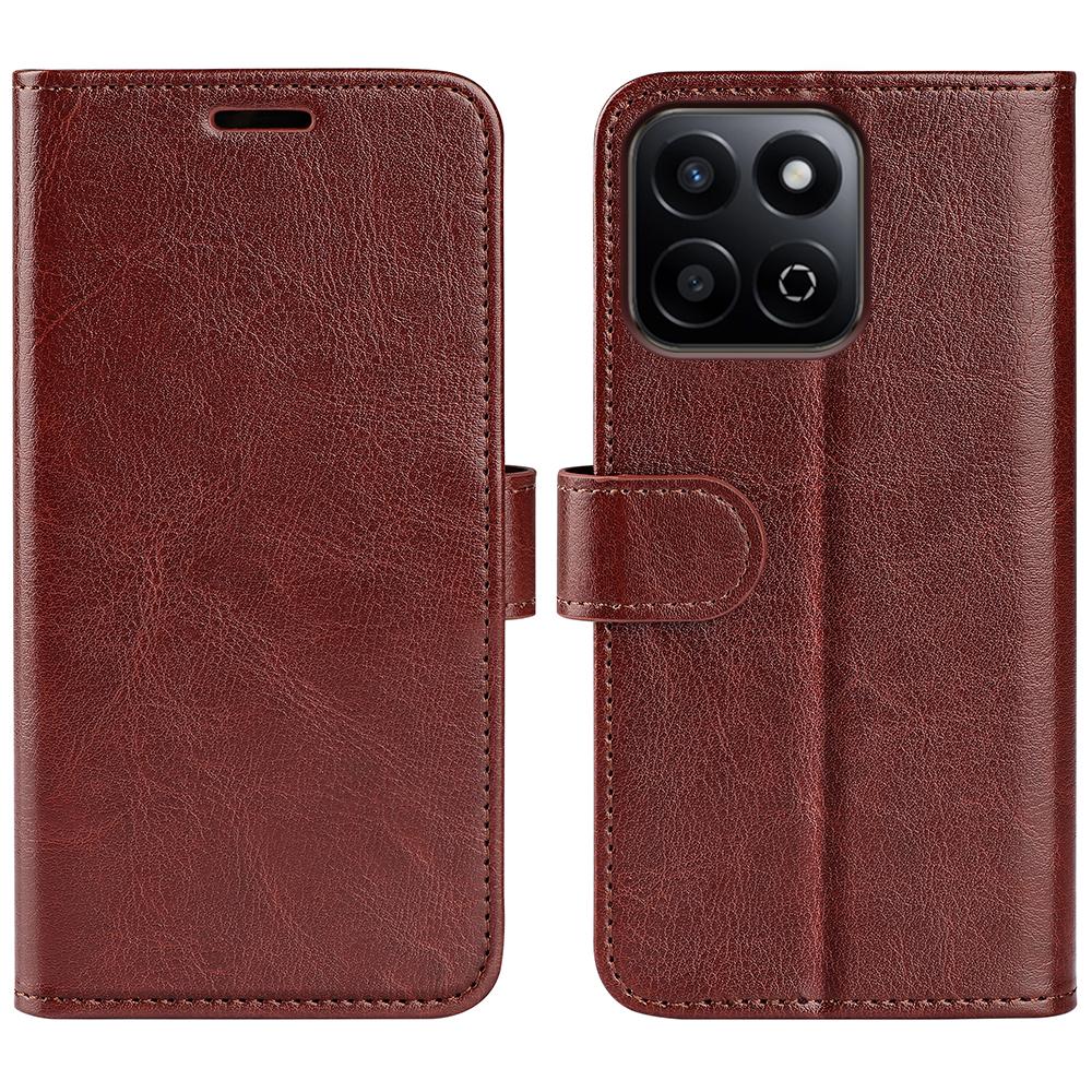 Dla Honor 200 Smart 5G/X7c 4G Etui portfelowe Tekstura Crazy Horse Stojak Skórzane etui na telefon