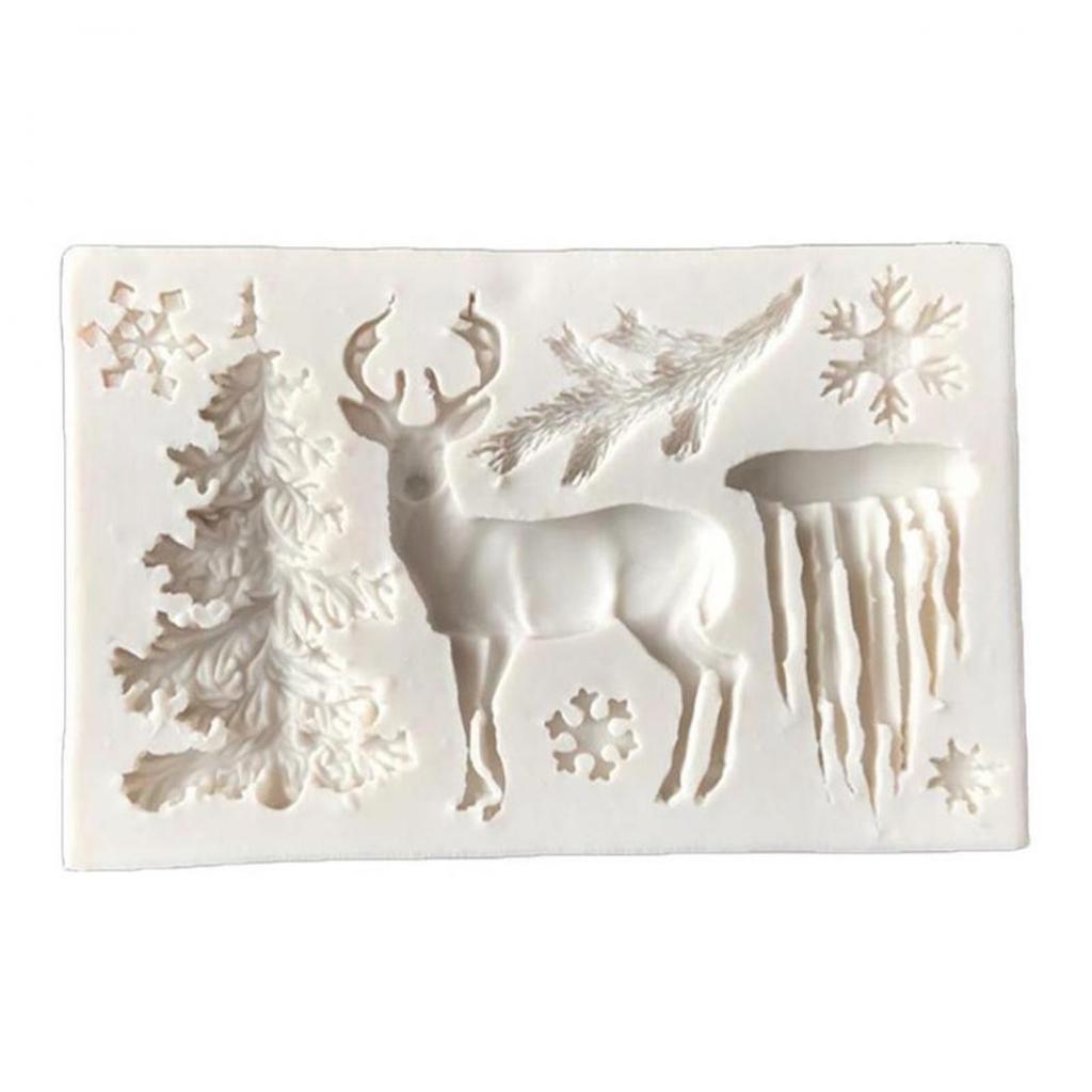 DIY Reindeer Silicone Cake Mol