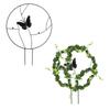 Metal Butterfly Garden Plant Climbing Frame Trellis 30x42cm