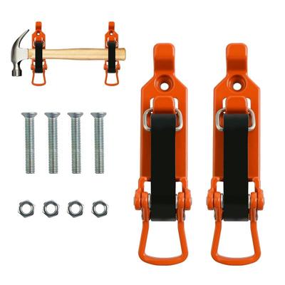 2 st Spadefäste för Takräcke Väggmonteringsfästen Metall GummiKlämma Utrymmesbesparande Stadig Snabbkoppling Spadehållare