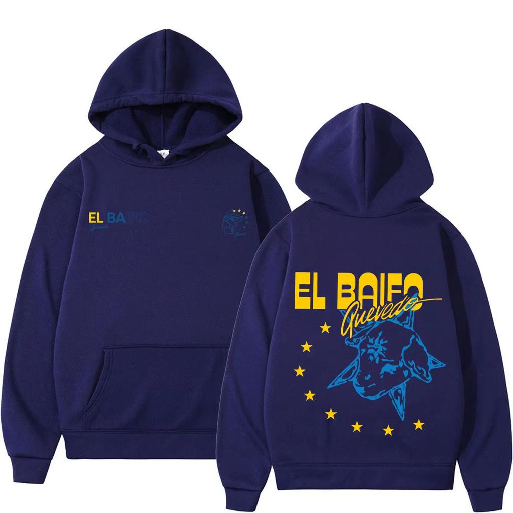 QUEVEDO EL BAIFO Sudadera con estampado de la gira del álbum 2026 Ropa de moda para hombre y mujer Sudadera Hip-hop Informal Oversize Unisex Harajuku alta calidad