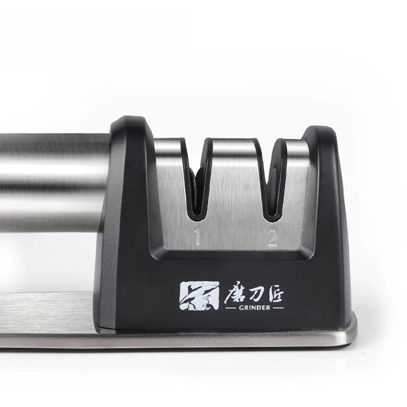 SCHLEIFER apex Professionelles Edelstahl Küchengeschirr Messerschärfer Diamant Keramik Messerschärfsystem Werkzeuge TAIDEA