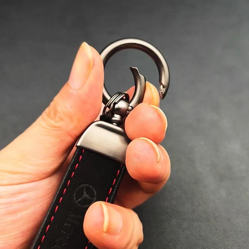 FBK3   2025 Hot New Car Keys Chain Rings Holder KeysChain For Mercedes Benz AMG S320 W164 W205 W204 W168 C180 E320 A200 CLA CLK CLS ML