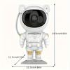 Spaceman Projection Lamp Seven Color Night Light Projection with 8 Free Effect Star Projector Remote Control for Indoor Bedroom
