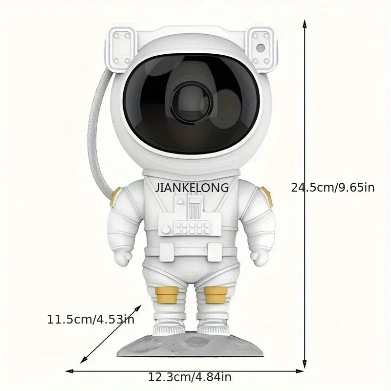 Spaceman Projection Lamp Seven Color Night Light Projection with 8 Free Effect Star Projector Remote Control for Indoor Bedroom