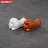 Cute Cartoon Dog Cat Ceramic Chopsticks Holder Chopstick Holder Stand Practical Fashion Chinese Kitchen Tableware Utensil