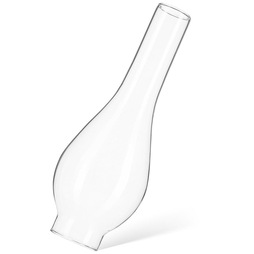 Sturmlaternen-Schirm Glas Ersatz für Öllampe Lampenabdeckung Klarer Kamin 24,5x5x3,6cm Vintage-Design