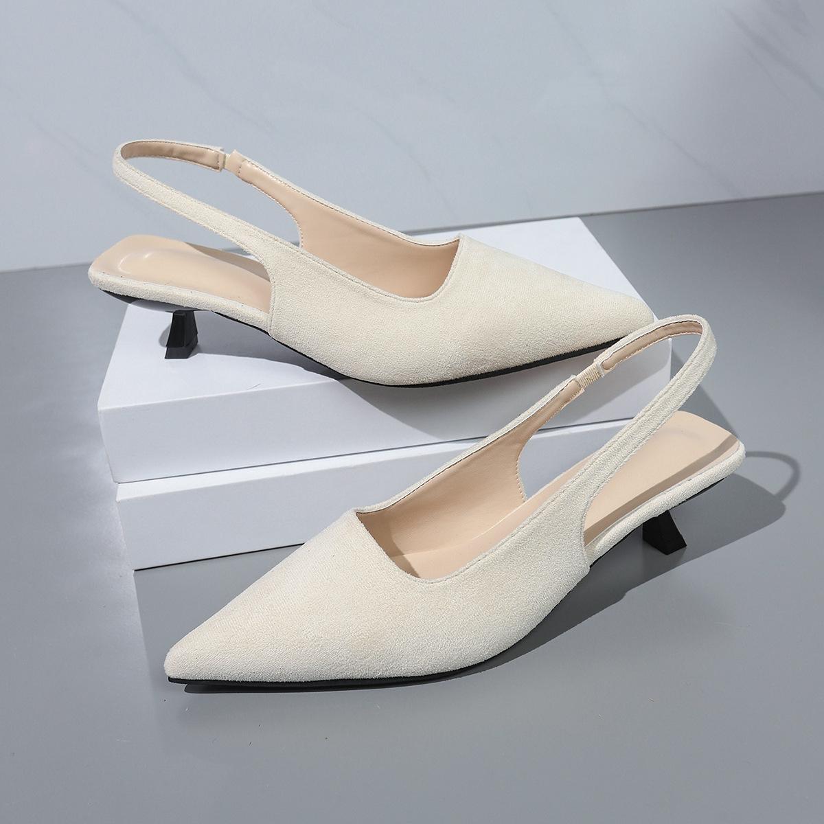 

Beautiful purple thin heels high heels 2025 new pointed royal sister bag head sandals women s summer skirt is not tired 35