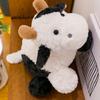 23/38cm Baby Goat&Cow Plush Doll Lying Big Horns Goat Toys Cute Animal Plush Toys  Room Decoration