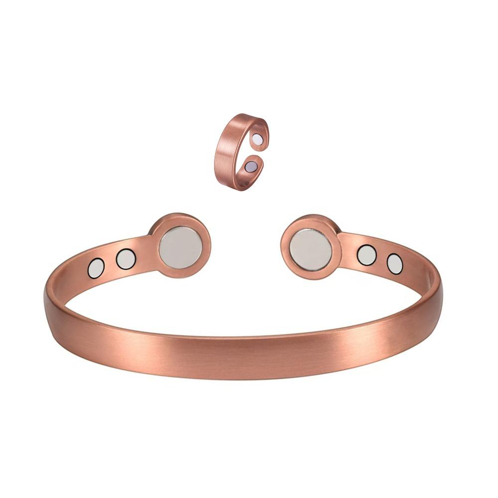 Simple Magnetic Energy Wristband Comfortable To Wear Cuff Bracelets Daily Use