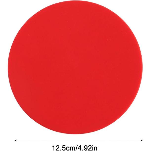 Rubber Jar Opener Grippers - Jar Opener Gripper Pad | Round Kitchen Heat Insulation Pad | Rubber Bottle Opener Gripper | Multi-purpose Bottle Lid