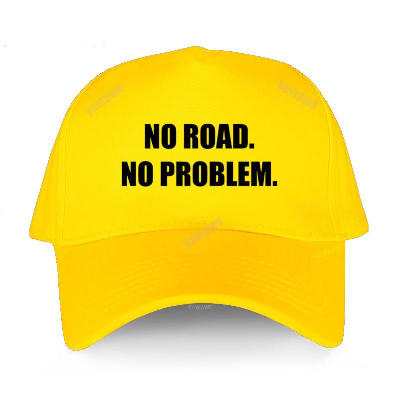 Fashion Baseball Cap Luxury Man Hats No Road No Problem 4X4 Funny Gift for Off Road Lovers Teens Caps Summer Style Women's Hat