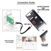 NFHK 4X Oculink SFF-8612 SFF-8611 to PCIE PCI-Express 16x Adapter ATX 24-pin with Power Port for Motherboard Graphics Cards