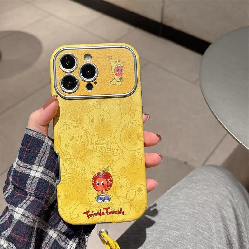 

Cartoon star person for iPhone17pro mobile phone case Apple 16Pro large window 15Pro bracelet 14Pro iPhone17