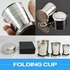 Stainless Steel Portable Travel Folding Collapsible Cup Outdoor Drinking Telescopic Cup