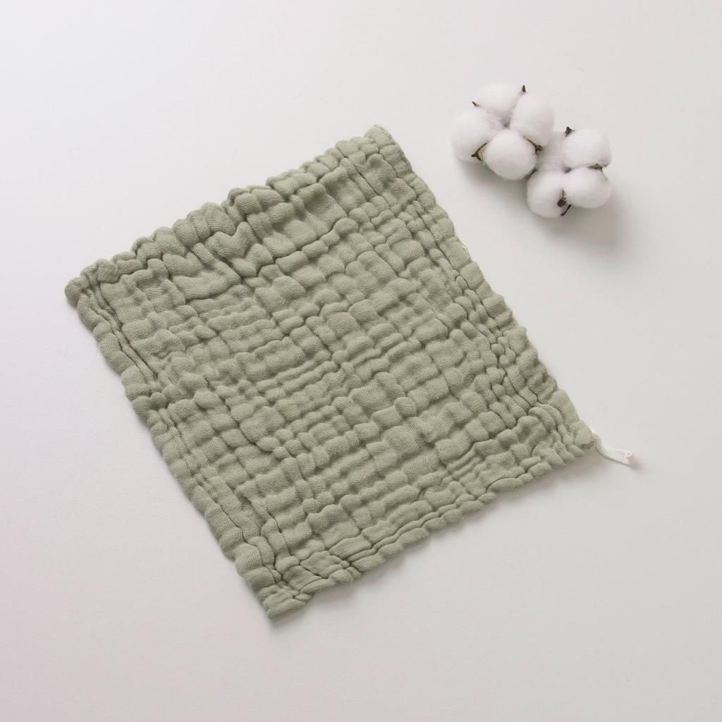 Six-Layer Gauze Newborn Baby Washcloth 30x30 Cm - Class A Drool Towel