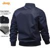 JEEP Men's Baseball Collar Bomber Jacket
