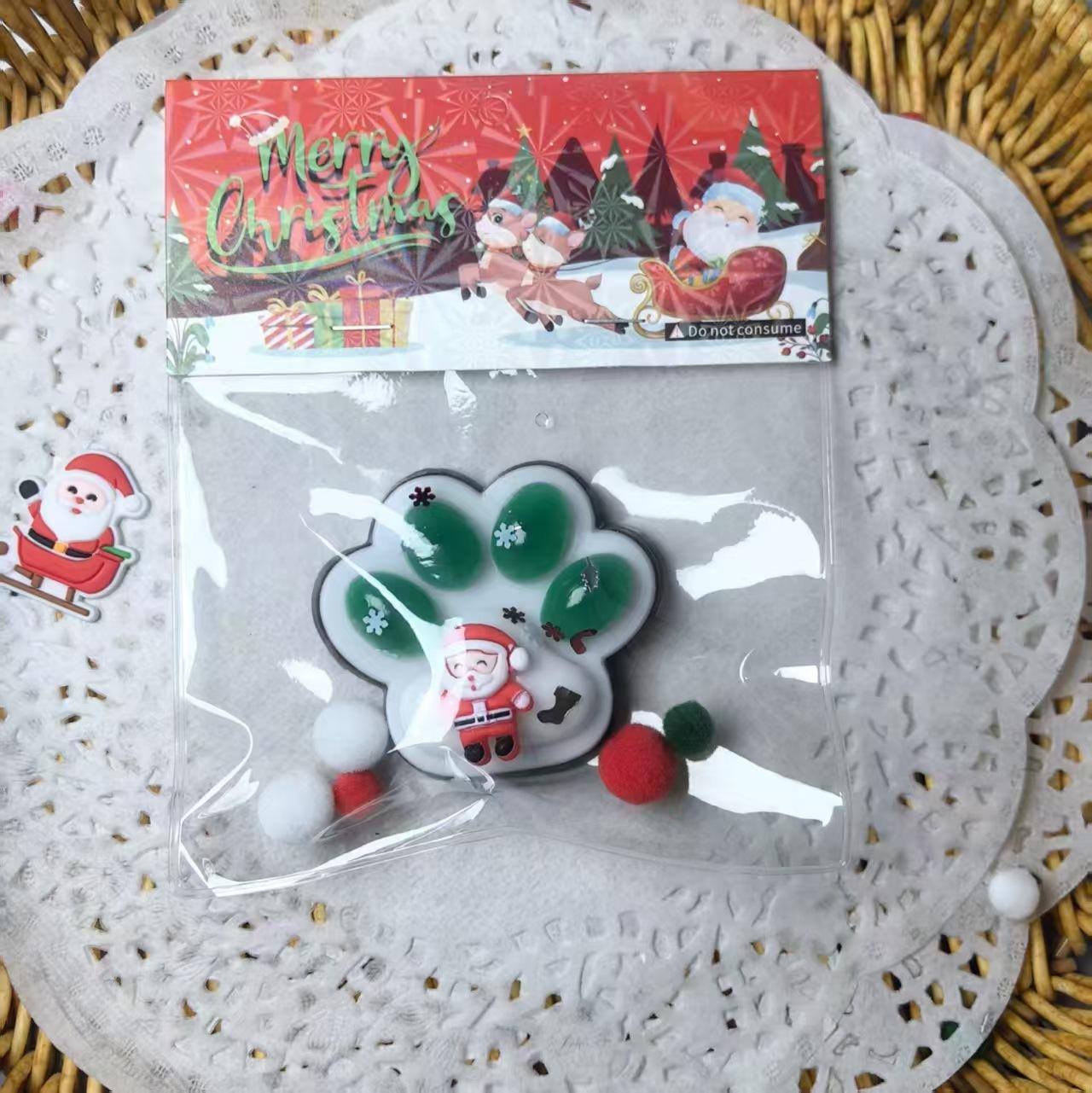 

1Pcs Christmas Series Cat Claws Press Toys Pinch Cat Claw Stress Ease Venting Toys Fun Relaxation Toys Halloween Gifts