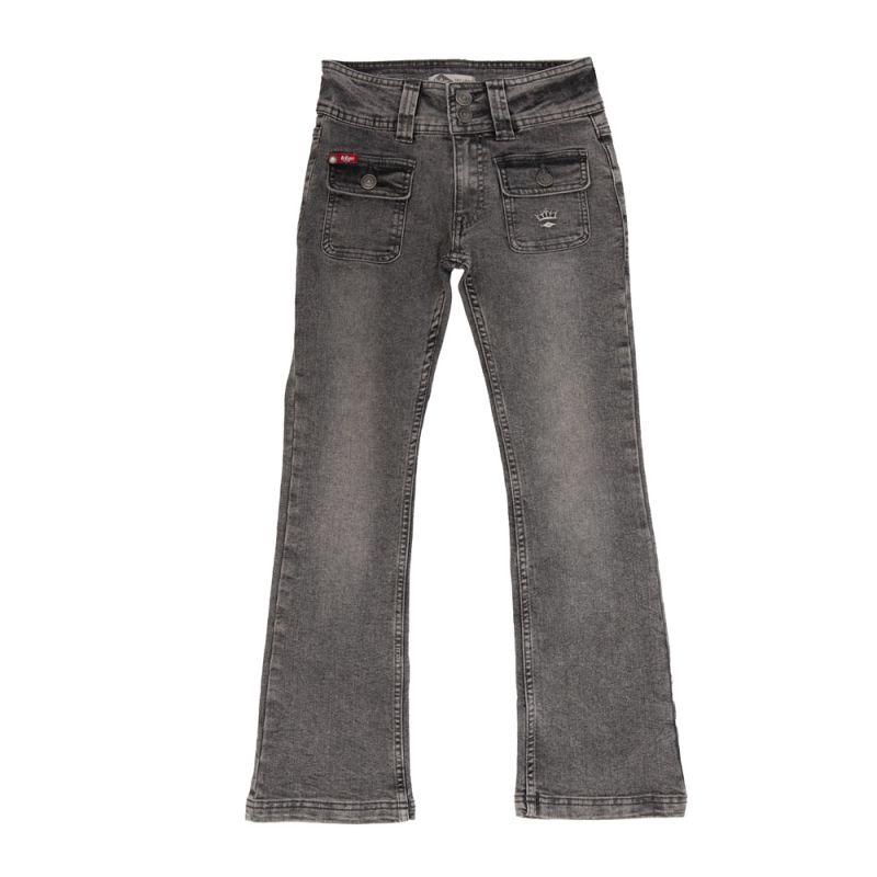 Girl's Flared Jeans Front Pockets with Embroidered Crown LEE COOPER