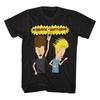 MTV Classic Cartoon Beavis And Butthead Rockin Out Men's T Shirt