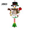 Safe Odorless Crafting Kits for Toddlers Christmas Shaker Ornament DIY Kit Kids, Santa Snowman Reindeer Felt Personalized Eve Gifts Craft Set, Glitter