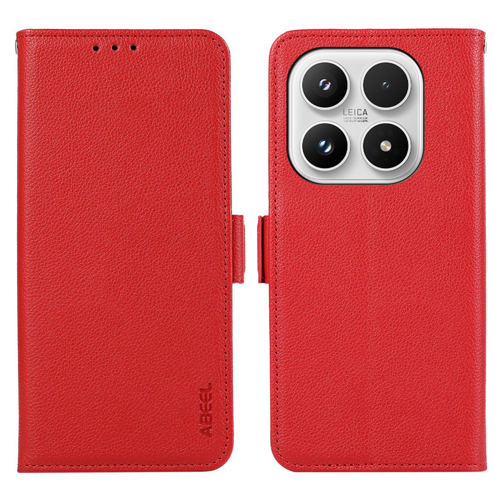 

ABEEL For Xiaomi 17 Case Litchi Texture Leather RFID Blocking Phone Cover