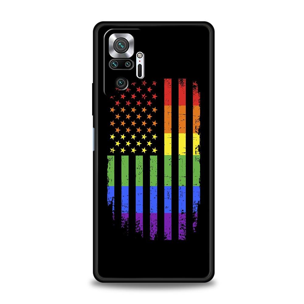 Gay Lesbian LGBT Rainbow Pride ART Phone Case For Xiaomi Redmi Note 12 11 10 9 9T 8 7 9s Pro Plus K50 K40 Gaming 10C 9C 9A Cover