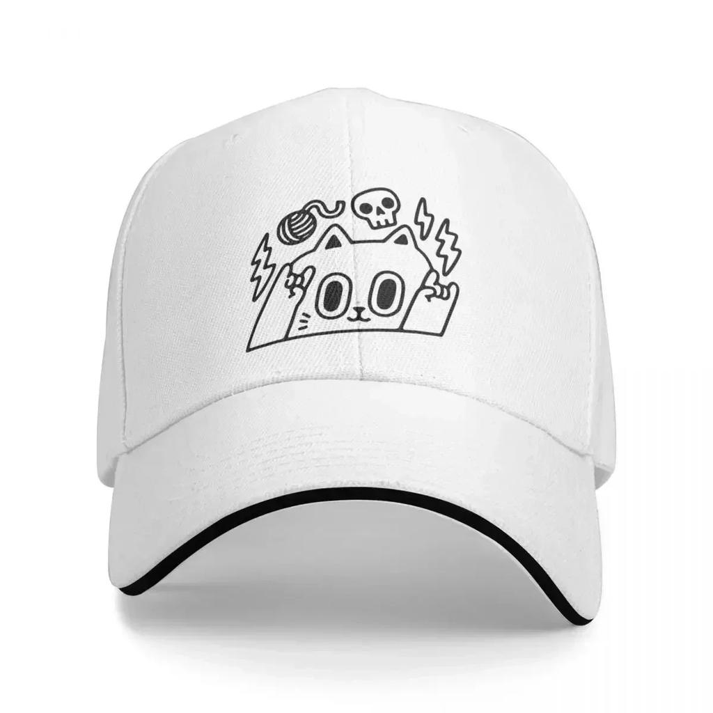 ROCK ON CAT! Baseball Cap foam party Hat Adjustable Hats Baseball Caps Luxury Brand Men Women's