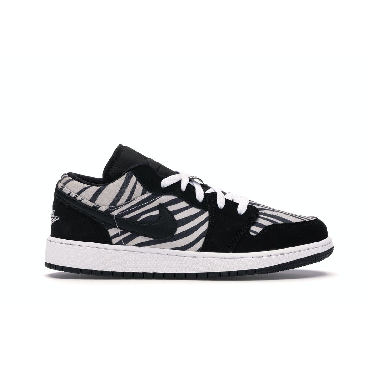 

Кроссовки Air Jordan 1 Low GS Zebra Kids Черный Белый 553560-057