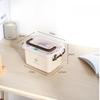 Medicine Box Large Capacity Multi-layer Home First Aid Kit Durable Portable Clear Classification Drug Storage for Family