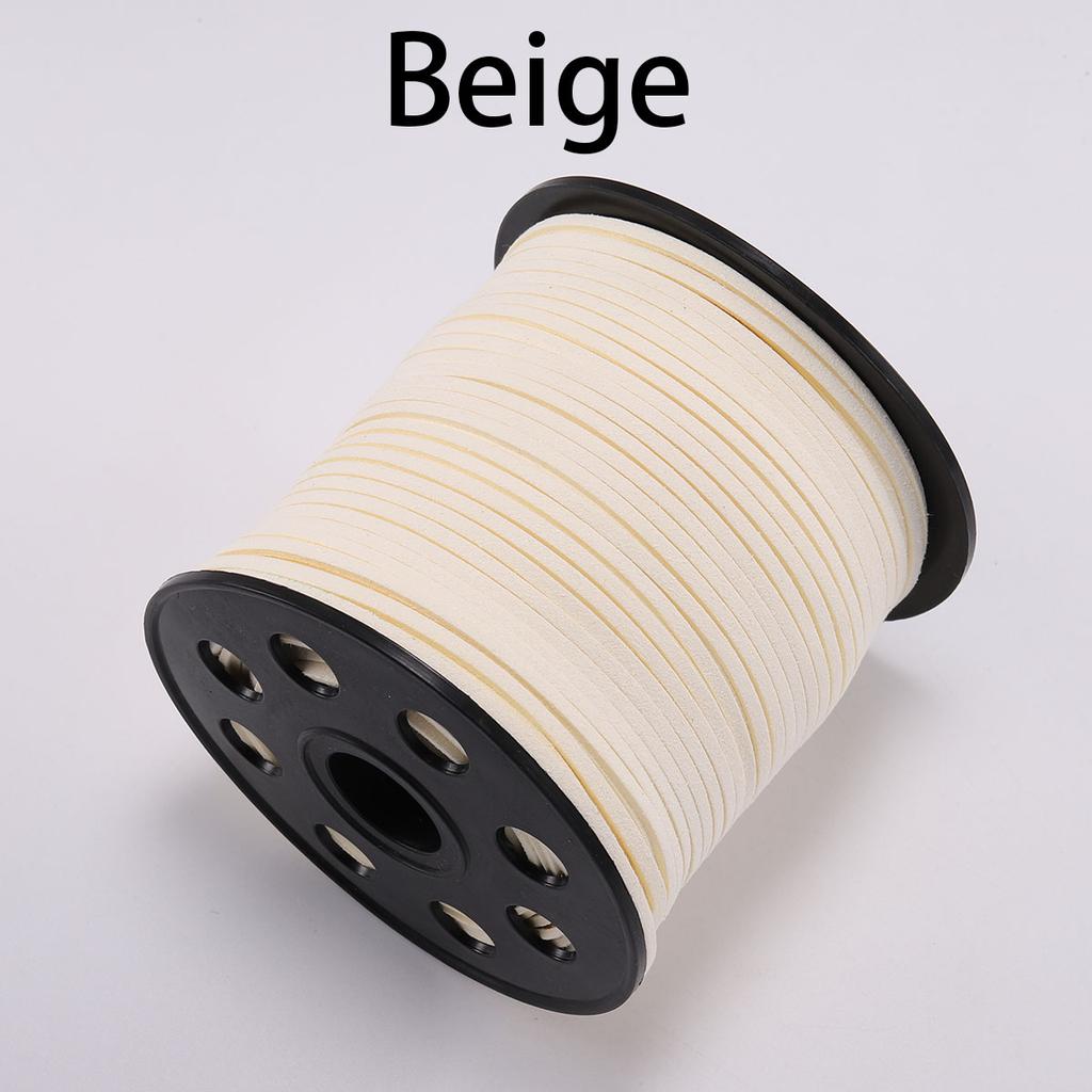 5/10/20m 2.5*1.2mm 1Rope Flat Faux Suede Braided Cord Velvet Leather Handmade String For DIY Jewelry Making Needlework Supplies