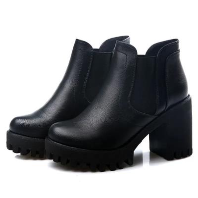 Neu bei Damenstiefeln, bequem und elegant, echtes Leder, Hot Fur Schuhe, Frau, Winter 2024, Chelsea, Herbst, schwarze Modestiefeletten