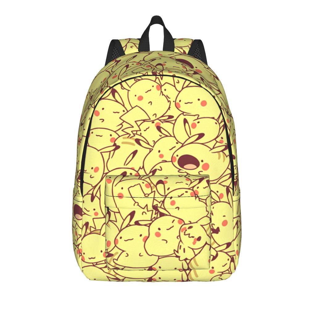 Cute Monsters Cartoon Backpack for Men Women Fashion High School Business Daypack Pokemoned Laptop Computer Shoulder Bag