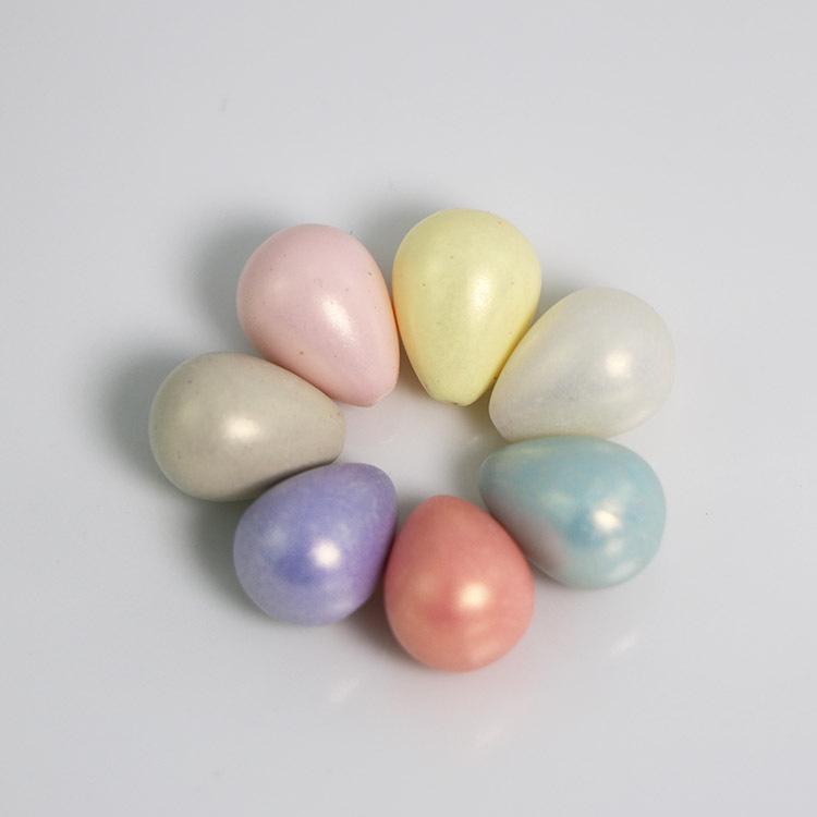 

Macaron Candy Color Water Drop Acrylic Beads, DIY Half-Hole Beading Pack, 13x10mm