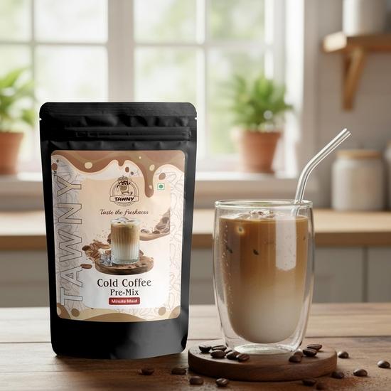 TAWNY Cold Coffee Pre-Mix Powder | Instant Cold Coffee Drink Mix | Café-Style Rich & Creamy Taste | Easy to Prepare with Cold Milk  (Pack of 3)