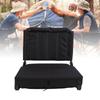  , foldable, portable stadium seat with ergonomic lumbar support, 5   angles, quick folding, carrying strap, iron and
