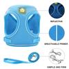 Reflective Pet Cat Harness Vest Leash Set Breathable Mesh Puppy Harnesses Adjustable Lead Leashes for Dogs Cats Supplies