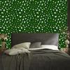 Bottle green leather wallpaper, bottle green background 50x1000
